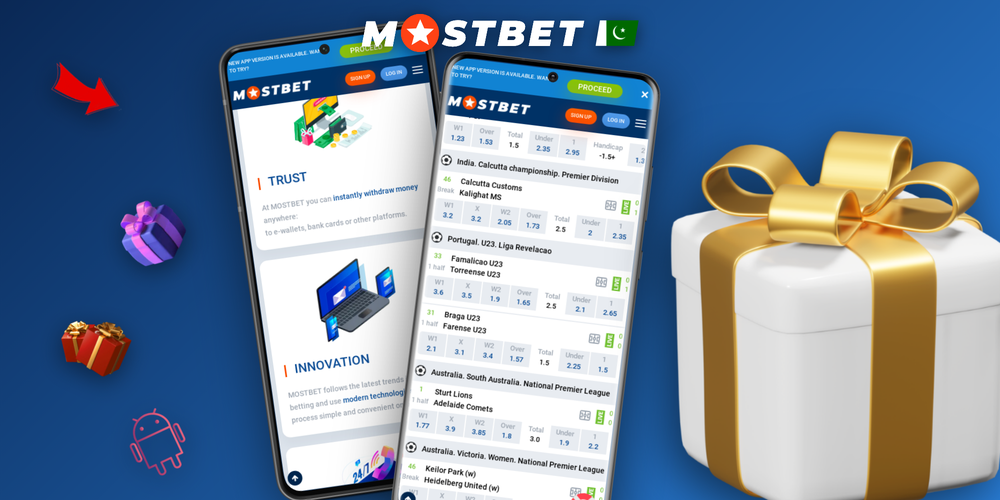Mostbet app download for iOS on iPhone and iPad displaying the sportsbook lobby