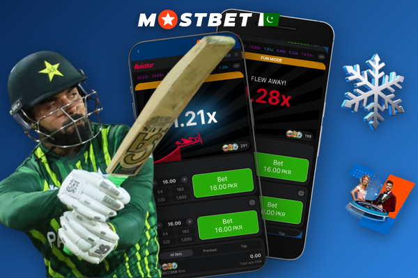 Mostbet Aviator bet panel with PKR stake input and live cash-out button