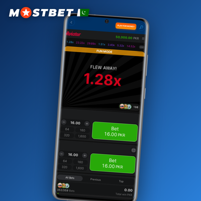 Mostbet Aviator round history chips showing recent multiplier results in a row