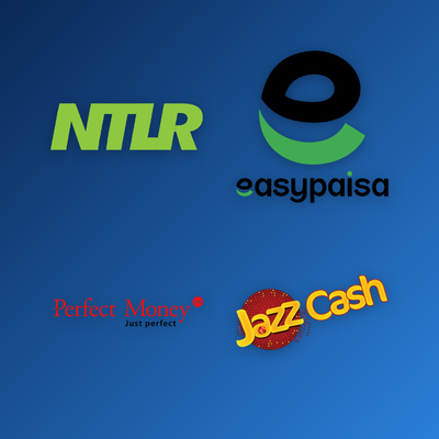 Easypaisa mobile wallet with green checkmark confirming a Mostbet deposit