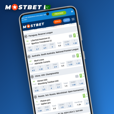 Mostbet mobile app one-click betting on football odds instantly